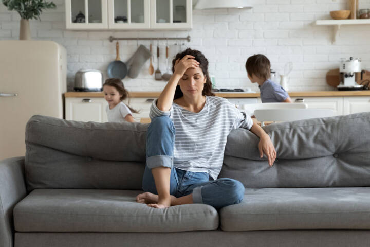 Mutter, Eltern, Verzweiflung, Kinder 